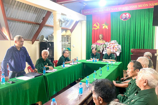 Chủ tịch Hội CCB tỉnh Lâm Đồng thăm Hội CCB các xã thuộc Đắk Nông (cũ)