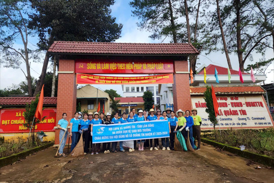 Phụ nữ Quảng Tín phát động thi đua chào mừng đại hội Đảng