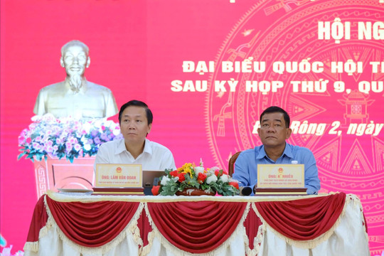 Cử tri xã Đam Rông 2 gửi gắm nhiều tâm tư, nguyện vọng đến Đoàn ĐBQH Lâm Đồng