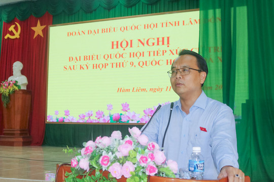 Cử tri kiến nghị nhiều vấn đề đời sống dân sinh, đất đai