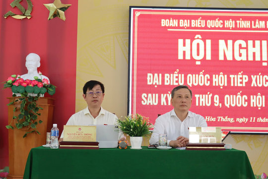 Cử tri xã Hòa Thắng phản ánh nhiều nội dung liên quan đất đai, y tế