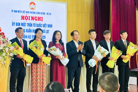 Ủy ban MTTQ phường Xuân Hương - Đà Lạt quyết tâm nâng cao hiệu quả hoạt động trong nhiệm kỳ mới