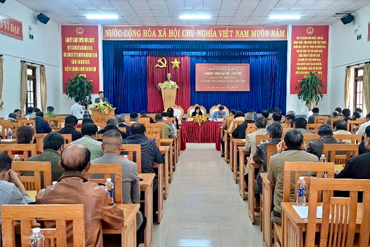 Phường Lang Biang - Đà Lạt gặp mặt đội ngũ cán bộ cơ sở thôn, tổ dân phố