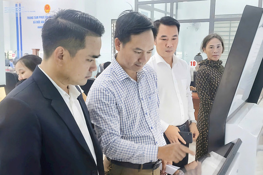 Xã Đức An lấy sự hài lòng của Nhân dân để phục vụ