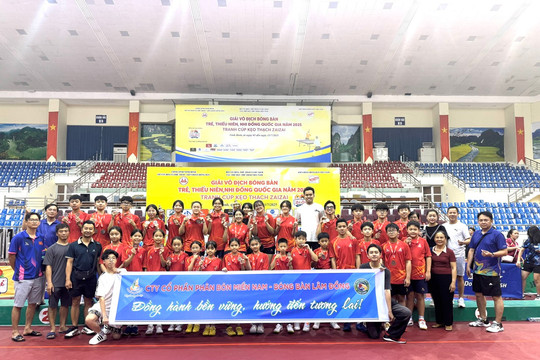 Lâm Đồng giành nhiều huy chương tại Giải vô địch bóng bàn trẻ, thiếu niên, nhi đồng Quốc gia năm 2025