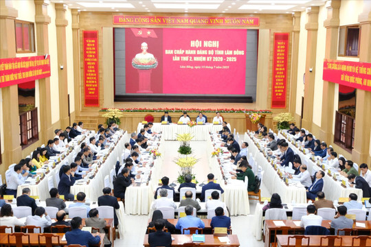 Hội nghị Ban Chấp hành Đảng bộ tỉnh Lâm Đồng lần thứ 2, nhiệm kỳ 2020 - 2025