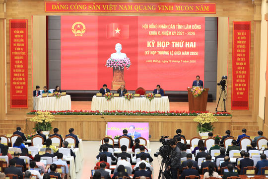 HĐND tỉnh Lâm Đồng Khóa X, nhiệm kỳ 2021 - 2026 khai mạc kỳ họp thường lệ giữa năm