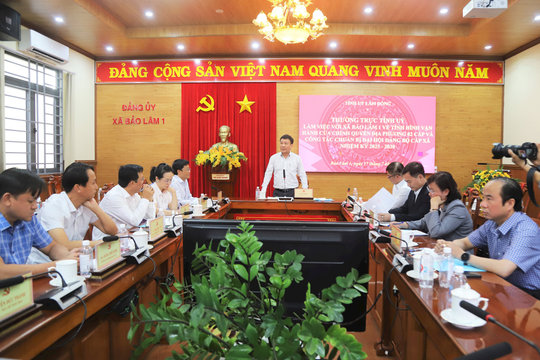 Các địa phương tập trung vận hành hiệu quả chính quyền 2 cấp và Đại hội Đảng bộ cấp xã