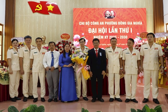 Xây dựng Công an phường Đông Gia Nghĩa đạt chuẩn về an ninh trật tự và văn minh đô thị