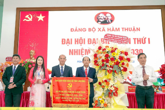 Đảng bộ xã Hàm Thuận long trọng tổ chức Đại hội lần thứ I