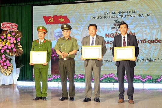 Ngày hội Toàn dân bảo vệ An ninh Tổ quốc tại phường Xuân Trường - Đà Lạt