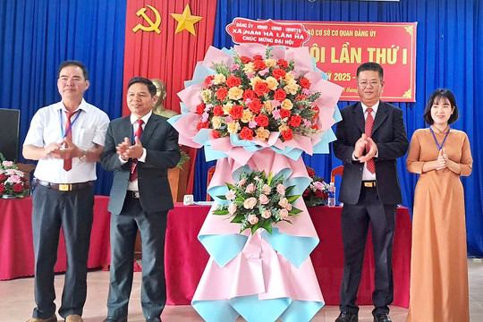 Nam Hà Lâm Hà: 100% chi bộ trực thuộc và chi bộ cơ sở hoàn thành Đại hội