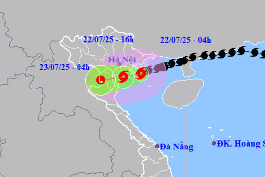 Bão số 3 Wipha cách Hải Phòng 60km, nhiều tỉnh ven biển mưa to gió lớn