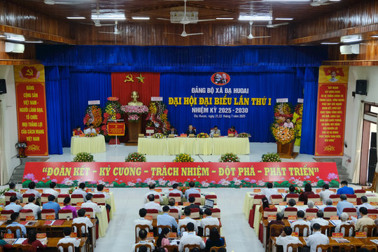 Đại hội Đảng bộ xã Đạ Huoai lần thứ I, nhiệm kỳ 2025 - 2030