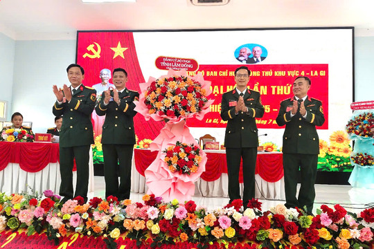 Đảng ủy Ban Chỉ huy Phòng thủ khu vực 4 - La Gi đoàn kết, làm tốt nhiệm vụ sẵn sàng chiến đấu