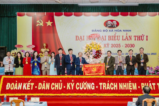 Hòa Ninh:  Đoàn kết, quyết tâm đưa xã vươn lên bước vào kỷ nguyên mới
