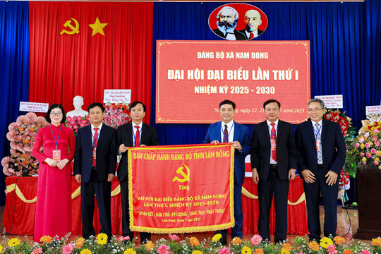 Nam Dong tổ chức thành công Đại hội Đảng bộ xã lần thứ I