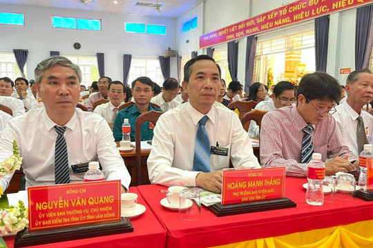 Đại hội Đảng bộ xã Hoài Đức: Đoàn kết, đổi mới sáng tạo, phát triển các mô hình sản xuất kinh doanh mới