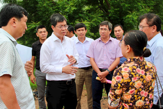 Phó Chủ tịch UBND tỉnh Lâm Đồng Nguyễn Hồng Hải kiểm tra các dự án trọng điểm khu vực Đông Nam tỉnh
