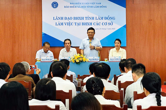 BHXH tỉnh Lâm Đồng nắm bắt, tháo gỡ khó khăn cho các đơn vị cơ sở