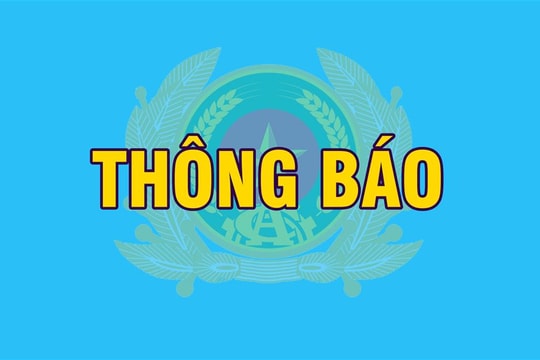 Cơ quan An ninh điều tra thông báo truy tìm người