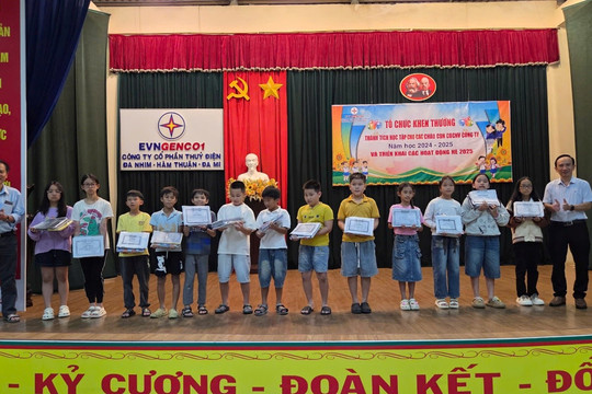 Đoàn Thanh niên Công ty cổ phần Thủy điện ĐHĐ tổ chức hoạt động hè ý nghĩa cho thiếu nhi