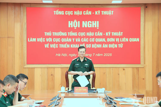 Đẩy nhanh tiến độ triển khai hồ sơ bệnh án điện tử tại các bệnh viện Quân đội