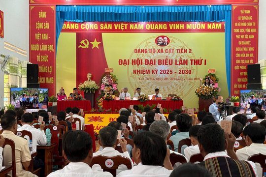 Xã Cát Tiên 2: Sớm đưa nghị quyết Đại hội Đại biểu Đảng bộ xã bằng hành động cụ thể