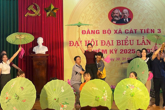 Xã Cát Tiên 3 sẵn sàng cho Đại hội đại biểu Đảng bộ xã lần thứ I, nhiệm kỳ 2025 - 2030