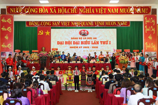 Đảng bộ xã Đức An long trọng tổ chức Đại hội đại biểu, nhiệm kỳ 2025 - 2030