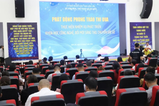 Tỉnh Đắk Lắk phát động phong trào thi đua thực hiện đổi mới sáng tạo, chuyển đổi số