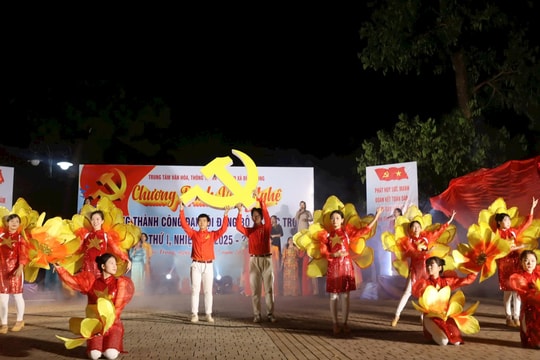 Đức Trọng: Đêm văn nghệ chào mừng thành công Đại hội Đảng bộ