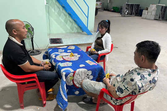Đạ Huoai: Triệt phá vụ đánh bạc ngay trước ngày ra quân tấn công trấn áp tội phạm