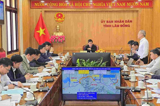 Cao tốc 18.000 tỉ đồng ở Lâm Đồng gặp vướng mắc khi giải phóng mặt bằng