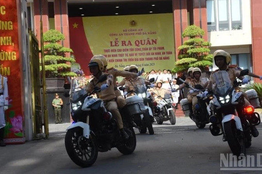Đà Nẵng ra quân đợt cao điểm tấn công, trấn áp các loại tội phạm, bảo đảm an ninh, an toàn các sự kiện chính trị đặc biệt quan trọng