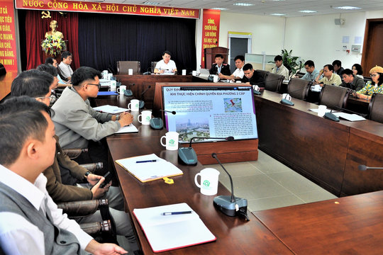 Tập huấn phân cấp phân quyền trong lĩnh vực đất đai