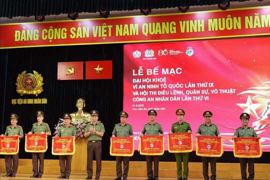 Công an Lâm Đồng đạt thành tích cao tại Đại hội khỏe Vì An ninh Tổ quốc