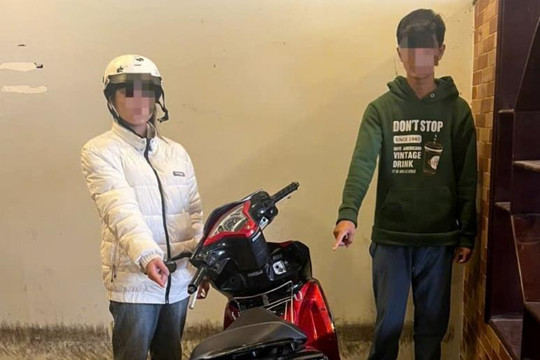 Bắt đôi nam nữ trộm xe máy tinh vi
