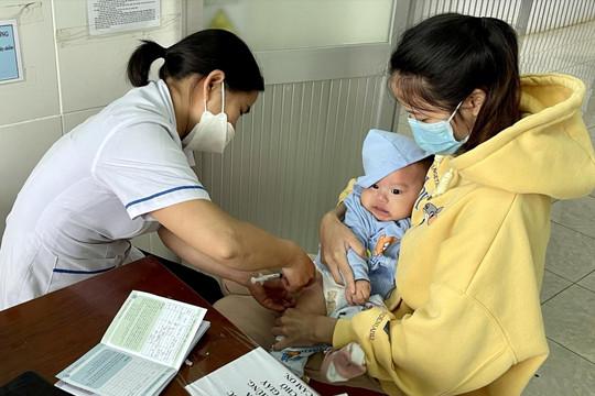 Bảo đảm công tác tiêm chủng sau sáp nhập
