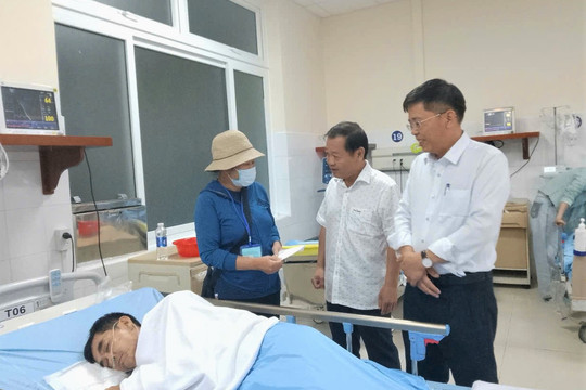 Lãnh đạo xã Di Linh (Lâm Đồng) chỉ đạo xử lý vụ tai nạn giao thông do vướng vào dây cáp