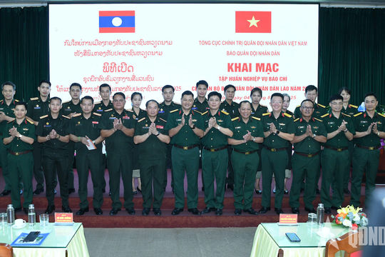 Khai mạc lớp tập huấn nghiệp vụ báo chí cho Báo Quân đội nhân dân Lào