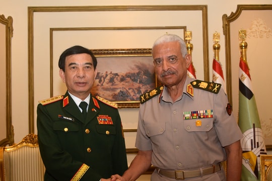 Đại tướng Phan Văn Giang hội kiến Bộ trưởng Bộ Quốc phòng Ai Cập
