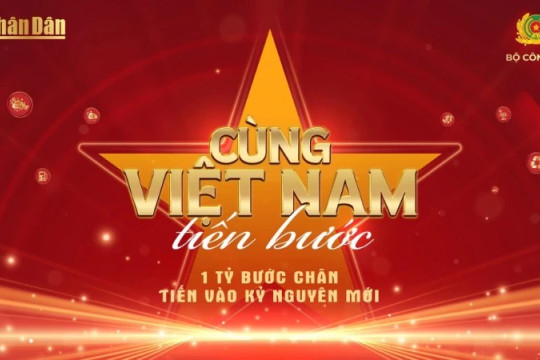 Đi bộ “Cùng Việt Nam tiến bước” tại khu vực ven biển Lâm Đồng