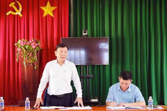 Phó Bí thư Tỉnh ủy Lâm Đồng Bùi Thắng kiểm tra công tác vận hành chính quyền địa phương hai cấp tại Gia Hiệp và Di Linh