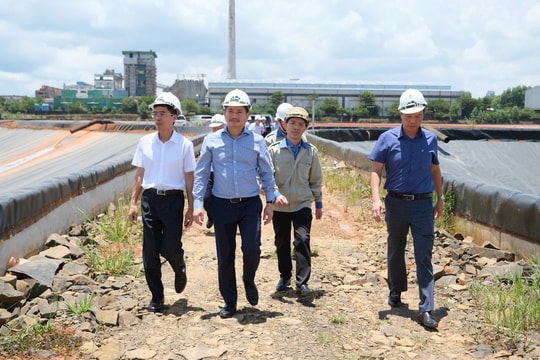 Kiểm tra công tác phòng, chống thiên tai tại Công ty Nhôm Lâm Đồng