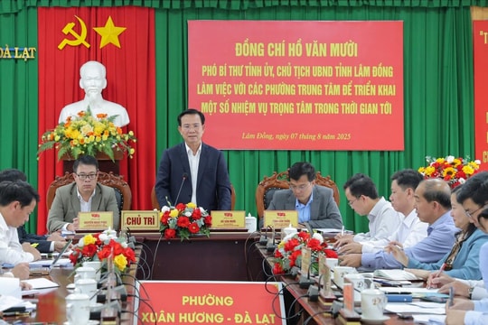 Triển khai nhiệm vụ trọng tâm phát triển  vùng lõi của Lâm Đồng ngàn hoa, biển xanh và đại ngàn