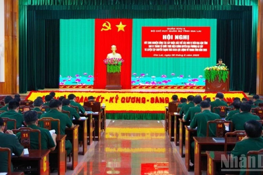Gia Lai tăng cường công tác quốc phòng-quân sự địa phương trong tình hình mới