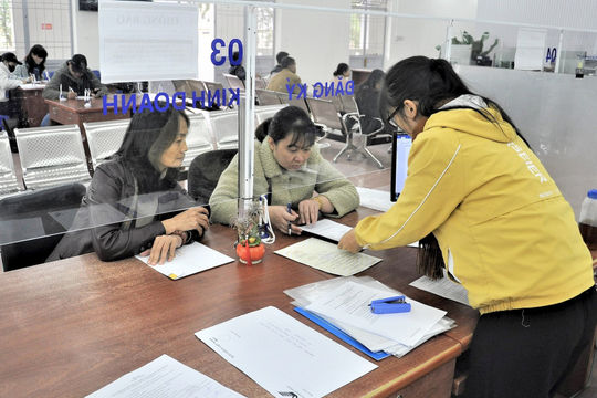 Tăng cường giải quyết thủ tục hành chính từ cấp cơ sở