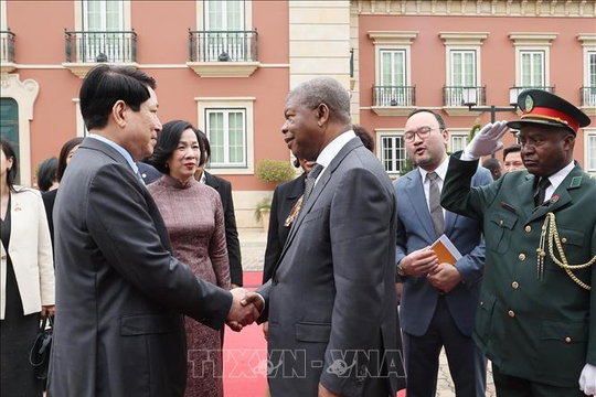 Chủ tịch nước Lương Cường kết thúc tốt đẹp chuyến thăm cấp nhà nước Cộng hòa Angola