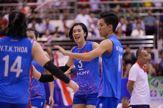 Lần đầu thắng Thái Lan, bóng chuyền nữ Việt Nam vô địch chặng 2 SEA V-League 2025